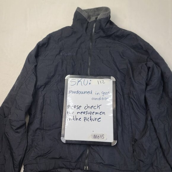 Columbia Men's Black Primaloft Interchange Reverse Snow Fleece Jacket Size M - Picture 7 of 7